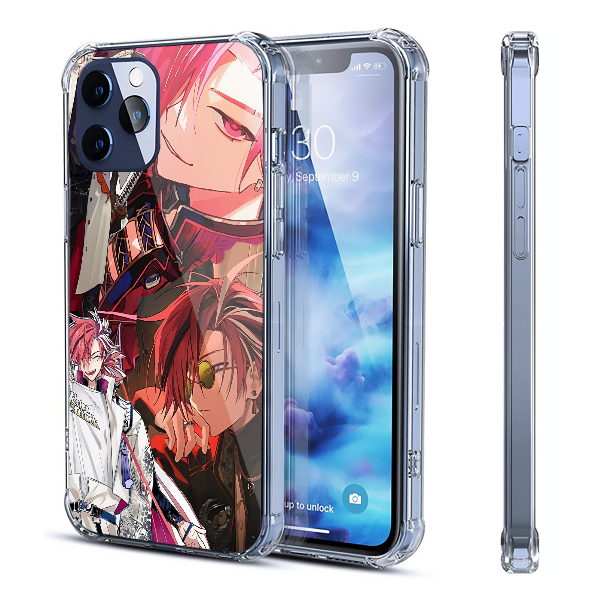 （画像用） 刀剣乱舞 Touken Ranbu 【iPhone 12シリーズ対応】透明スマホケース（クリアソフトケース）